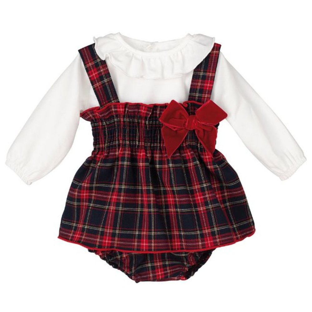 CALAMARO Tartan 3 Piece Set - 12 months
